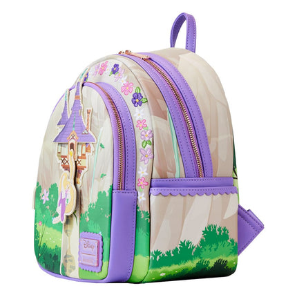 Tangled Rapunzel Swinging From Tower Disney by Loungefly Backpack