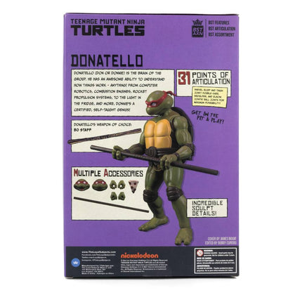 Donatello Exclusive Teenage Mutant Ninja Turtles BST TMNT AXN x IDW Action Figure & Comic Book 13 cm