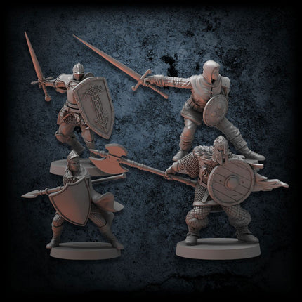 Dark Souls The Board Miniatures Pakiet Unkindled Heroes 1